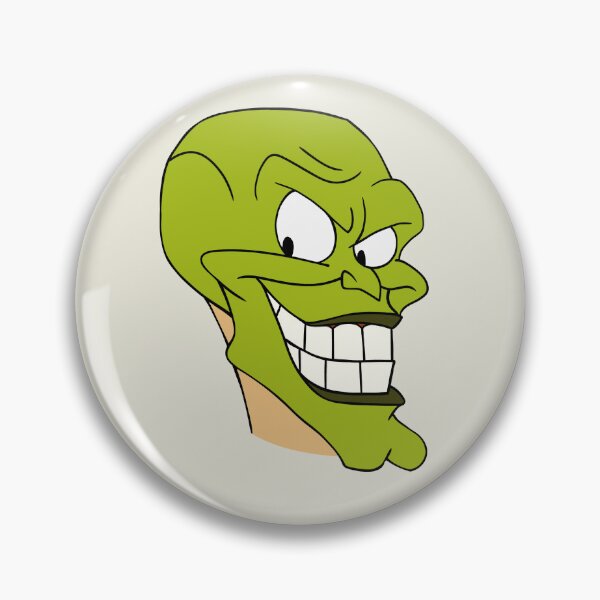 Item preview, THE MASK Cartoon Headcut - Smokin’ Green Face designed and sold by ZERO-MIND.