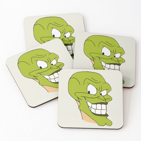 Item preview, THE MASK Cartoon Headcut - Smokin’ Green Face designed and sold by ZERO-MIND.