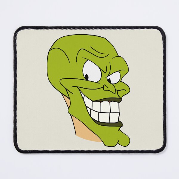 Item preview, THE MASK Cartoon Headcut - Smokin’ Green Face designed and sold by ZERO-MIND.