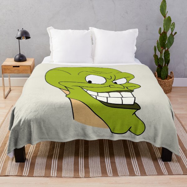 Item preview, THE MASK Cartoon Headcut - Smokin’ Green Face designed and sold by ZERO-MIND.