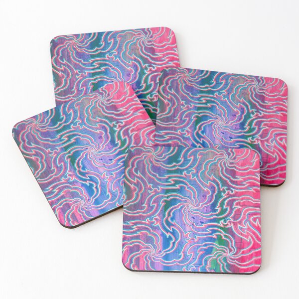 Item preview, Neon Tamagikuya Swirl: Dopamine Art Print designed and sold by Dominika Brodowska.
