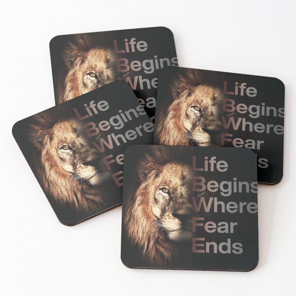 Item preview, Life begins where fear ends designed and sold by Rdebnath.