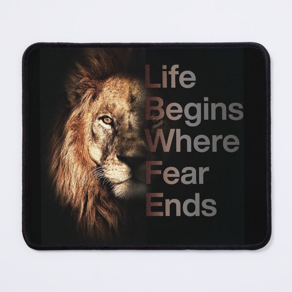 Item preview, Life begins where fear ends designed and sold by Rdebnath.