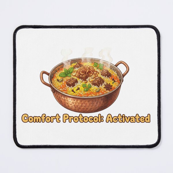 Item preview, Cozy Anime Style Steaming Beef Biryani designed and sold by ModMotiff.