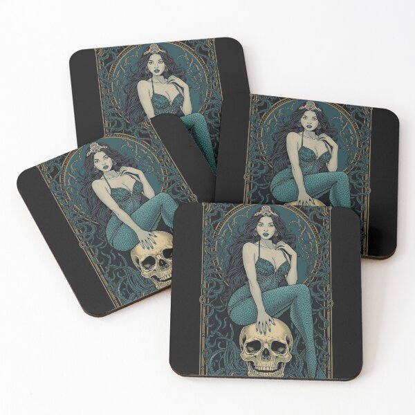 Item preview, Siren Core Mermaid Gothic Tarot Art Dark Feminine Fantasy Design designed and sold by Vandy Fullam.