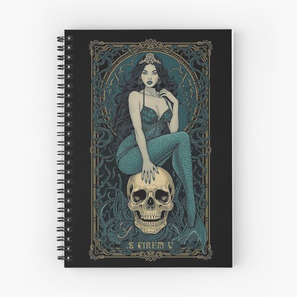 Item preview, Siren Core Mermaid Gothic Tarot Art Dark Feminine Fantasy Design designed and sold by Vandy Fullam.
