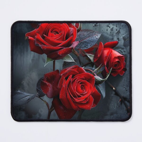 Item preview, Dark Crimson Roses – Gothic Floral Elegance designed and sold by VelvetThornsArt.