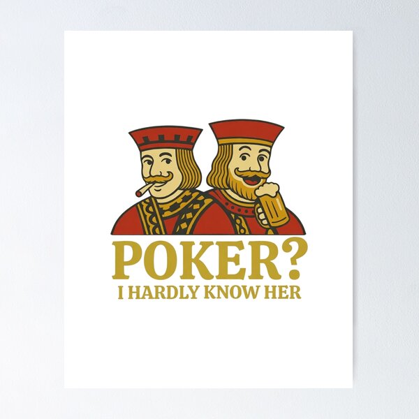 Artikelvorschau, Poker Ich kenne sie kaum Pokerspieler-Geschenk entworfen und verkauft von Thread&Fable.