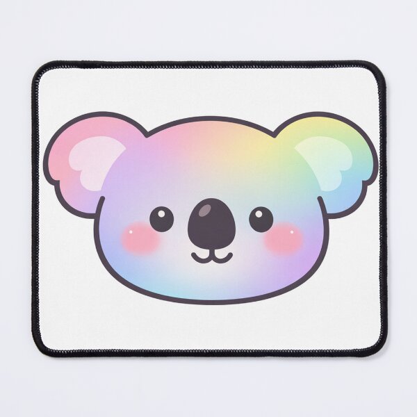 Item preview, Kawaii Rainbow Koala Face Cute Pastel designed and sold by Owcomm.