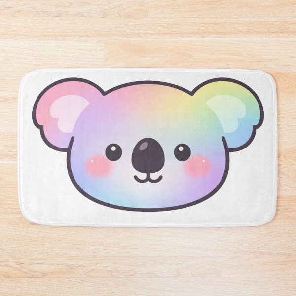 Item preview, Kawaii Rainbow Koala Face Cute Pastel designed and sold by Owcomm.