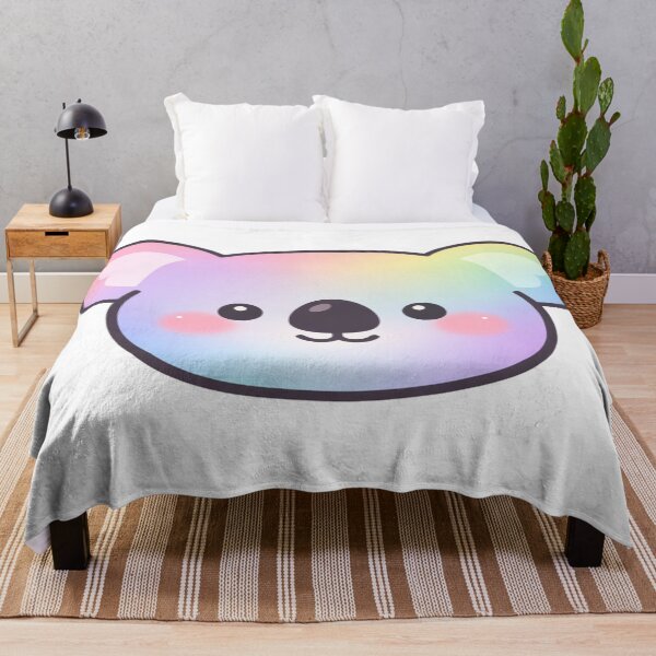 Item preview, Kawaii Rainbow Koala Face Cute Pastel designed and sold by Owcomm.