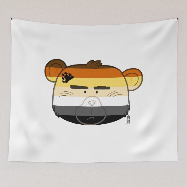 Item preview, Teddy Bear Flag designed and sold by TheArtOfHakujin.