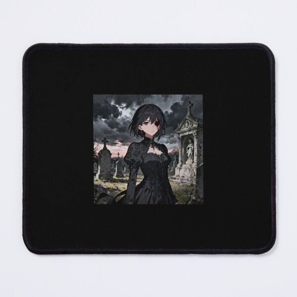 Item preview, Gothic Art Style Anime Girl on Graveyard designed and sold by AllxN.
