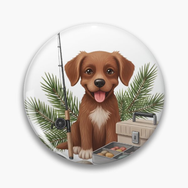 Item preview, Dad Fishing Dog Lake Gift designed and sold by pumsquare.