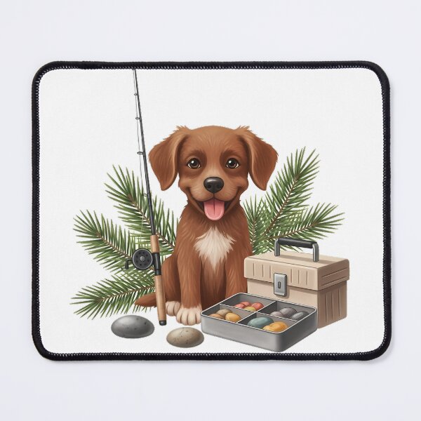 Item preview, Dad Fishing Dog Lake Gift designed and sold by pumsquare.