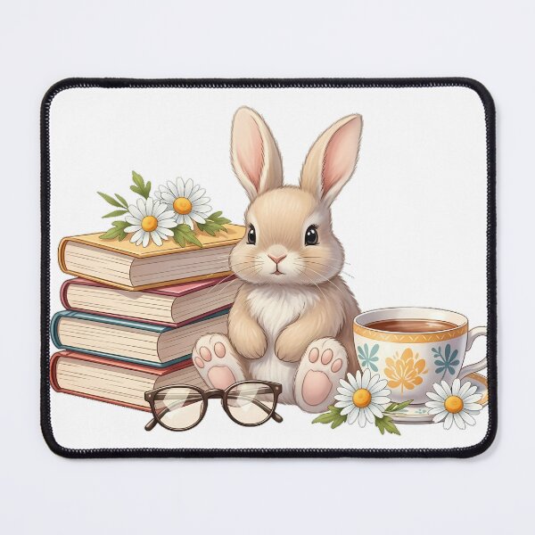 Item preview, Book Lover Bunny Stack Gift designed and sold by pumsquare.