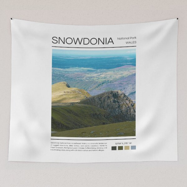 Item preview, Snowdonia National Park - Wales designed and sold by StudioRedKoala.