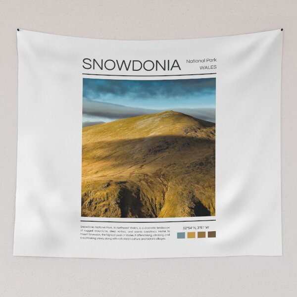 Item preview, Snowdonia National Park - Wales designed and sold by StudioRedKoala.