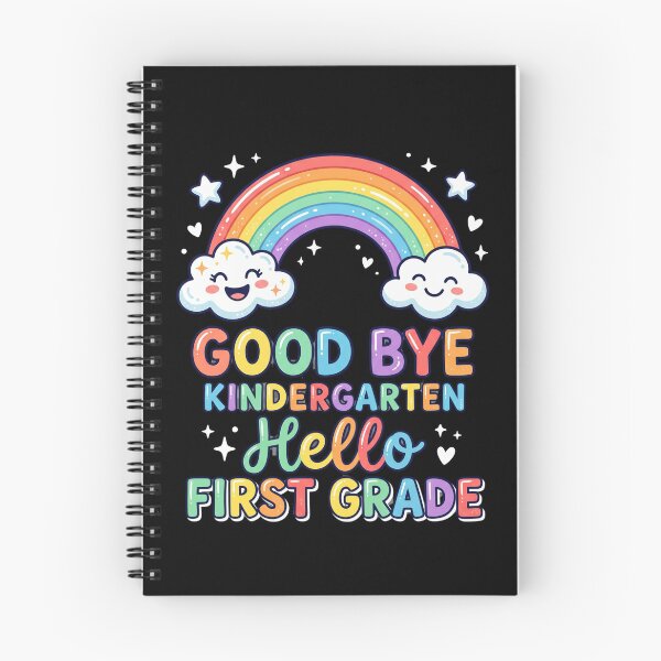Item preview, Good Bye Kindergarten Hello First Grade Rainbow Kids Cute Back To School Gift For Kids First Day Outfit designed and sold by Im-Ara.