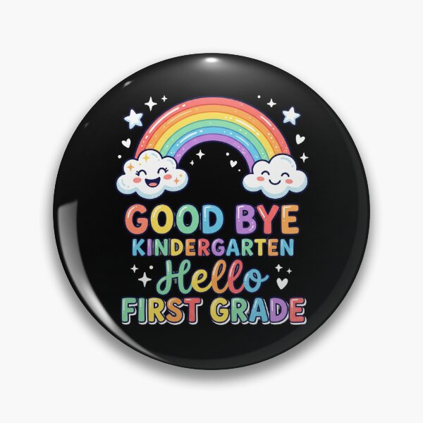 Item preview, Good Bye Kindergarten Hello First Grade Rainbow Kids Cute Back To School Gift For Kids First Day Outfit designed and sold by Im-Ara.