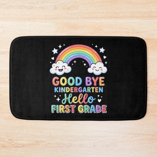Item preview, Good Bye Kindergarten Hello First Grade Rainbow Kids Cute Back To School Gift For Kids First Day Outfit designed and sold by Im-Ara.