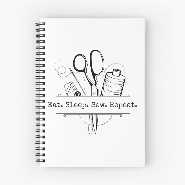 Item preview, Eat. Sleep. Sew. Repeat. designed and sold by Mimi-Makes.