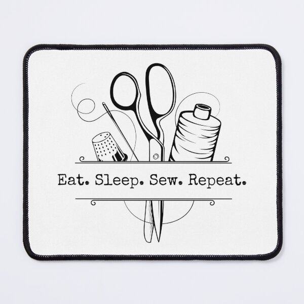 Item preview, Eat. Sleep. Sew. Repeat. designed and sold by Mimi-Makes.
