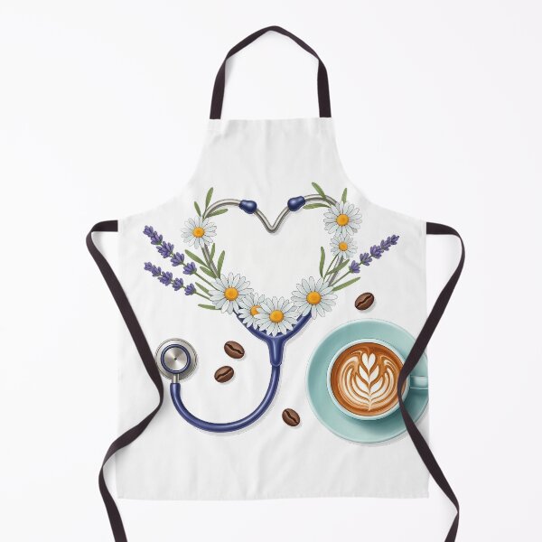 Item preview, Coffee Nurse Floral Gift designed and sold by pumsquare.