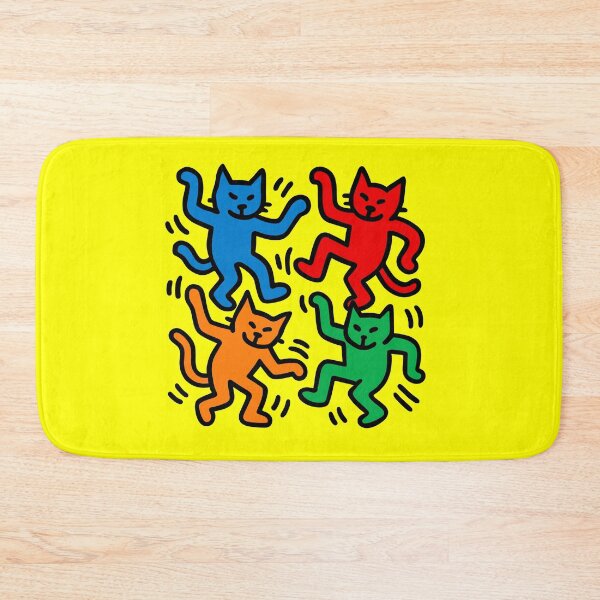 Item preview, Dancing Happy Cats - KH inspired Pop Art  designed and sold by ZERO-MIND.