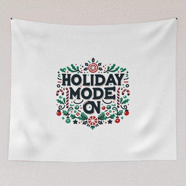 Item preview, Holiday Mode On Christmas Festive Design designed and sold by CyfroweMysli.