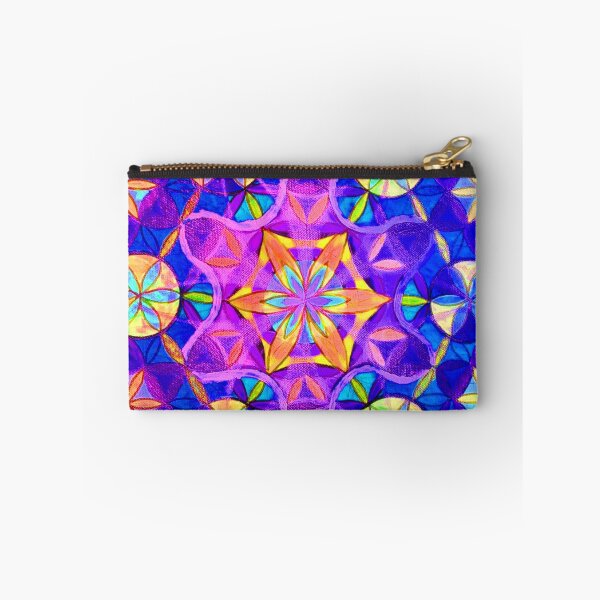 Item preview, Neon Mandala Art Print, Fluorescent Flower of Life Design designed and sold by Dominika Brodowska.