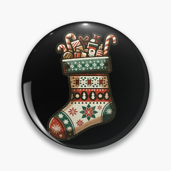 Item preview, Christmas Stocking Festive Holiday Design designed and sold by CyfroweMysli.