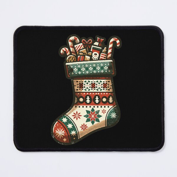Item preview, Christmas Stocking Festive Holiday Design designed and sold by CyfroweMysli.