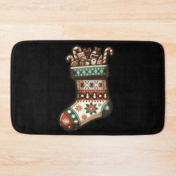 Item preview, Christmas Stocking Festive Holiday Design designed and sold by CyfroweMysli.