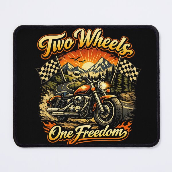 Item preview, Two Wheels One Freedom Vintage Cycling Design | Bike Life Aesthetic Graphic for Riders & Outdoor Adventure Lovers designed and sold by Ladys-Gents.