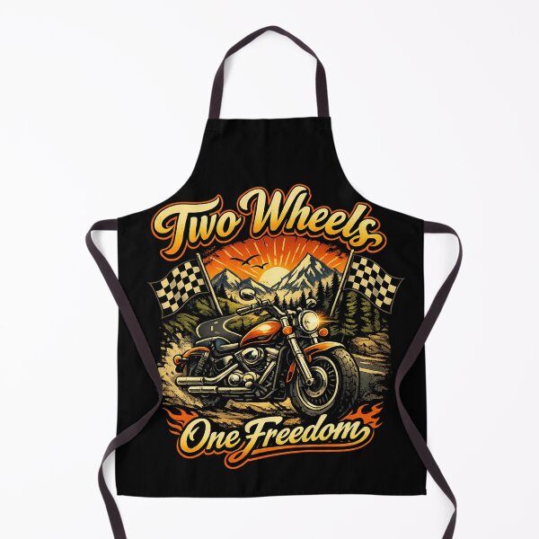 Item preview, Two Wheels One Freedom Vintage Cycling Design | Bike Life Aesthetic Graphic for Riders & Outdoor Adventure Lovers designed and sold by Ladys-Gents.
