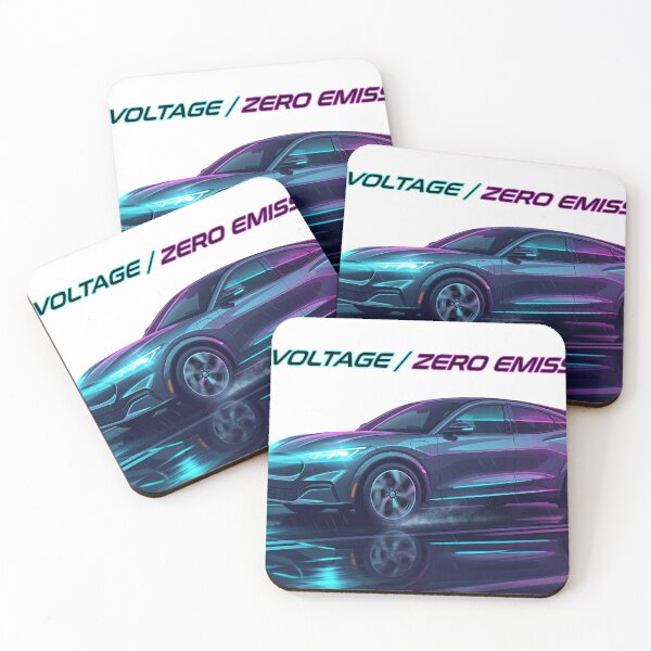 Item preview, Synthwave Electric SUV Cyberpunk EV Drive designed and sold by ModMotiff.