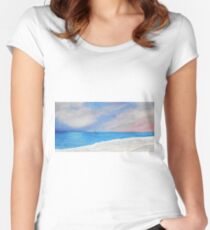 Cottesloe Dreaming Women's Fitted Scoop T-Shirt