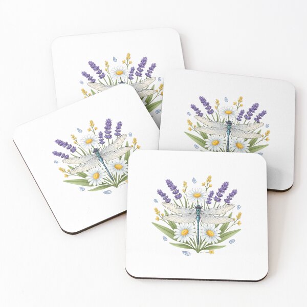 Artikelvorschau, Libellen-Gänseblümchen-Gartengeschenk entworfen und verkauft von pumsquare.