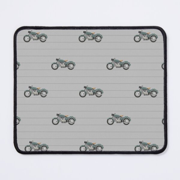 Item preview, Light Gray Vintage Motorcycle Seamless Pattern Design designed and sold by NadDot.