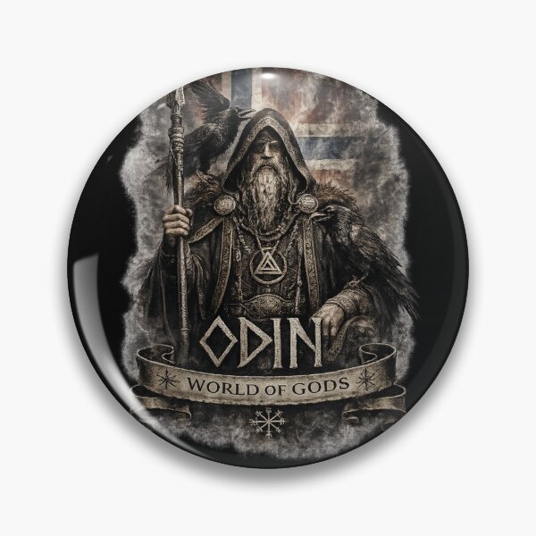 Item preview, Odin – World of Gods Series | Mythology Art, Dark Vintage Design designed and sold by MaximusFilth.