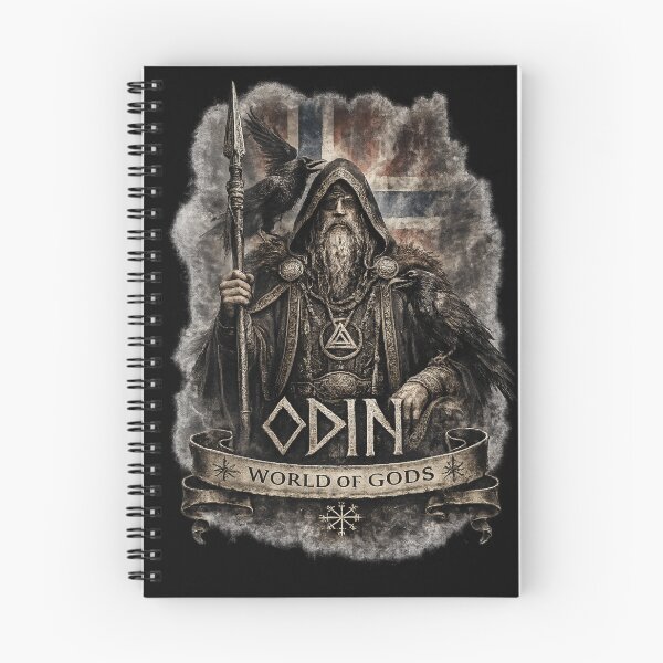 Item preview, Odin – World of Gods Series | Mythology Art, Dark Vintage Design designed and sold by MaximusFilth.