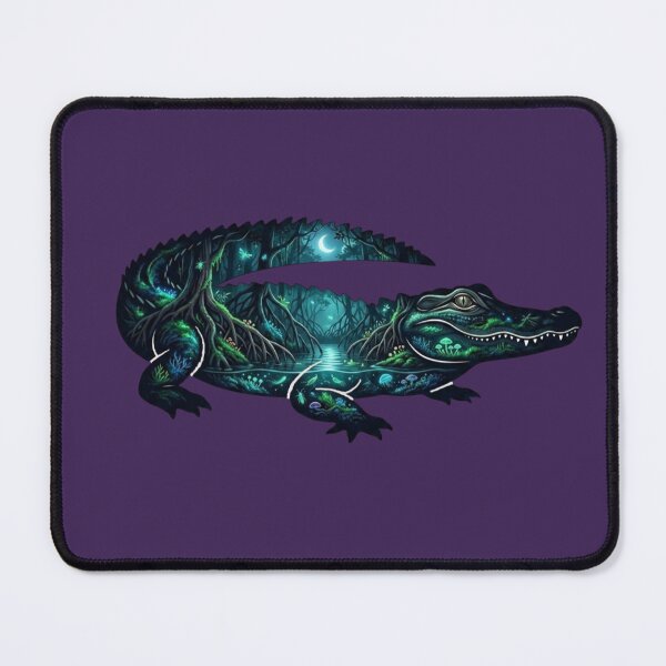 Item preview, Double Exposure Alligator Bayou Swamp  designed and sold by BirdsnStuff.