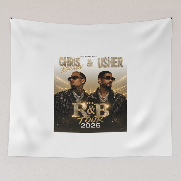 Item preview, Usher Chris Brown Super Tour Fan Art designed and sold by RomeroDane.