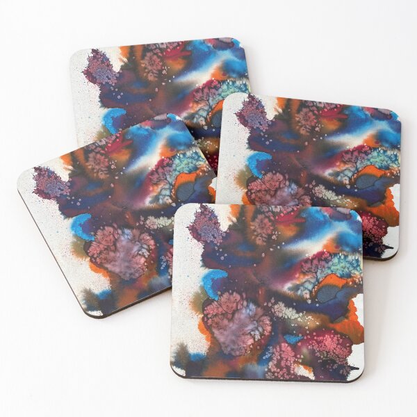 Item preview, First Matter — Cellular Abstract Watercolour Art Print designed and sold by RishabhKapoor.