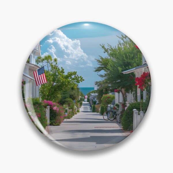 Item preview, Seaside Florida Beach Cottage Street designed and sold by daila70.