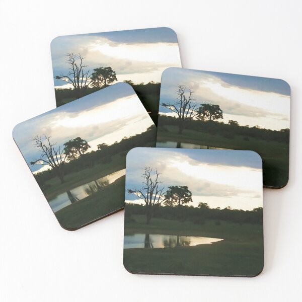 Item preview, Evening Reflections at Shumba Pan, Hwange National Park designed and sold by JaneFlowersAfrica.