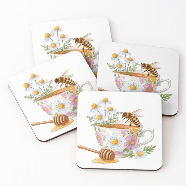Item preview, Cottage Bee Teacup Gift designed and sold by pumsquare.