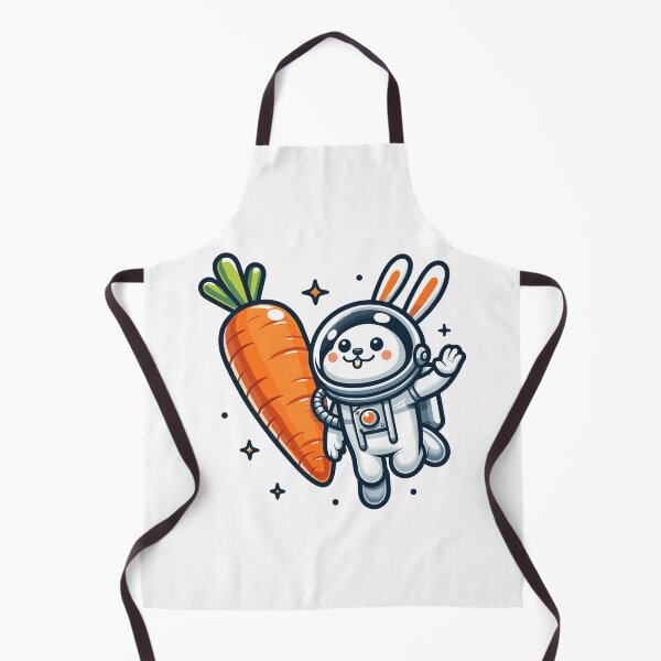 Item preview, Astronaut Rabbit with Carrot Rocket Funny Space Animal Design Gift designed and sold by CyfroweMysli.