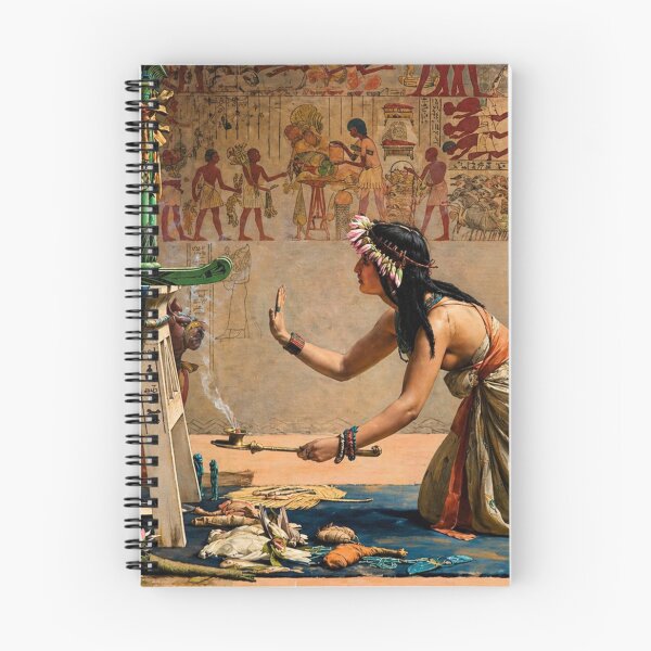 Item preview, Ancient Egypt Art Realism Priestess Ritual Scene for History Art Lovers designed and sold by RickE.